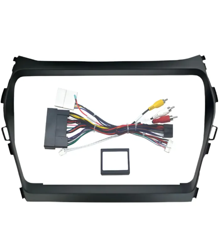 Instalación de radio Android 9 pulgadas Onelux en Hyundai Santa Fe generación 2013-2018