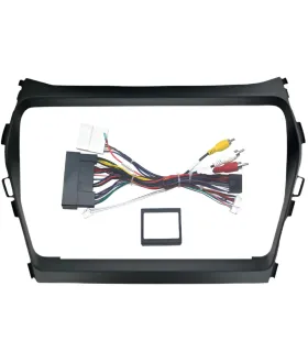 Kit de Instalación Radio 9 Pulgadas Hyundai Santa Fe 2013-2018 Facia y Arnés Plug & Play KRHSF-1317