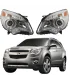 Faro delantero derecho para Chevrolet Equinox 2010-2015, referencia GM2503352, diseño original con lente claro.