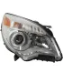 Pantalla delantera izquierda Chevrolet Equinox 2010-2015, reemplazo GM2502352 tipo OEM.