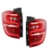 Farol trasero derecho para Chevrolet Equinox 2016-2017, referencia GM2801279D, diseño facelift con lente rojo y claro.