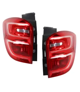 Farol trasero derecho para Chevrolet Equinox 2016-2017, referencia GM2801279D, diseño facelift con lente rojo y claro.