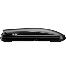 Caja portaequipajes Thule Pulse L negra, 453L, diseño aerodinámico y montaje FastGrip.