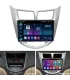 Combo Multimedia 9 Pulgadas QLED Hyundai Accent 2011-2017 Apple CarPlay Android Auto Cámara Reversa HD Kit Instalación