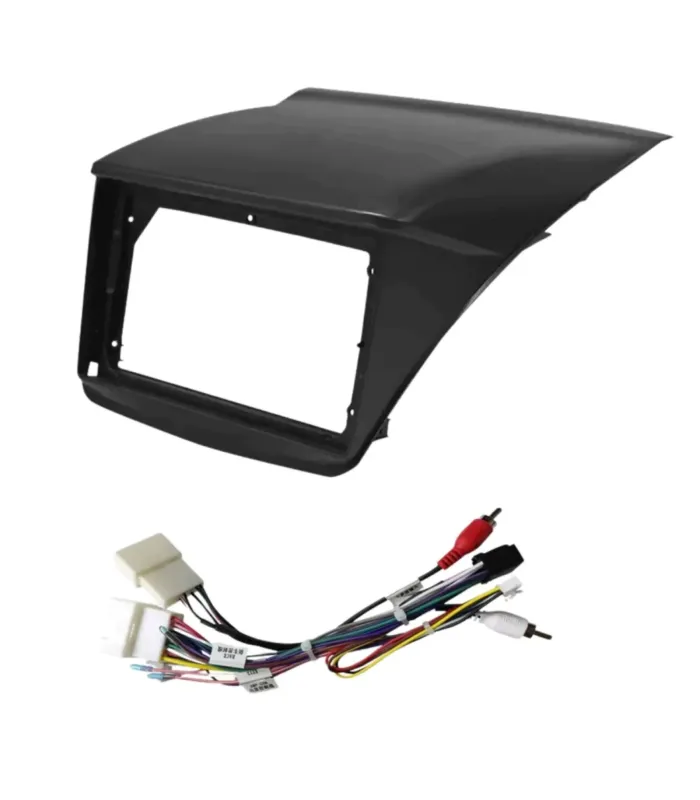 Kit de Instalación Facia de Radio 9 pulgadas para Mitsubishi L200 Sportero 2006 a 2015 con Arnés de conexión