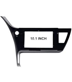 Kit de Instalación Marco Facia de 10 pulgadas para Toyota Corolla 2017-2019 con arnés de conexión Plug and Play