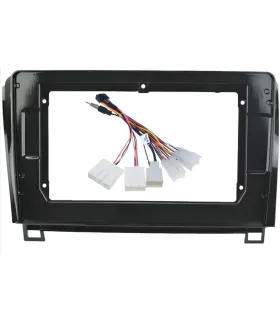 Kit de Instalacion Marco Facia 10 Pulgadas Toyota Tundra 2007-2013 Sequoia 2008-2018 Acabado Piano Black Negro Brillante