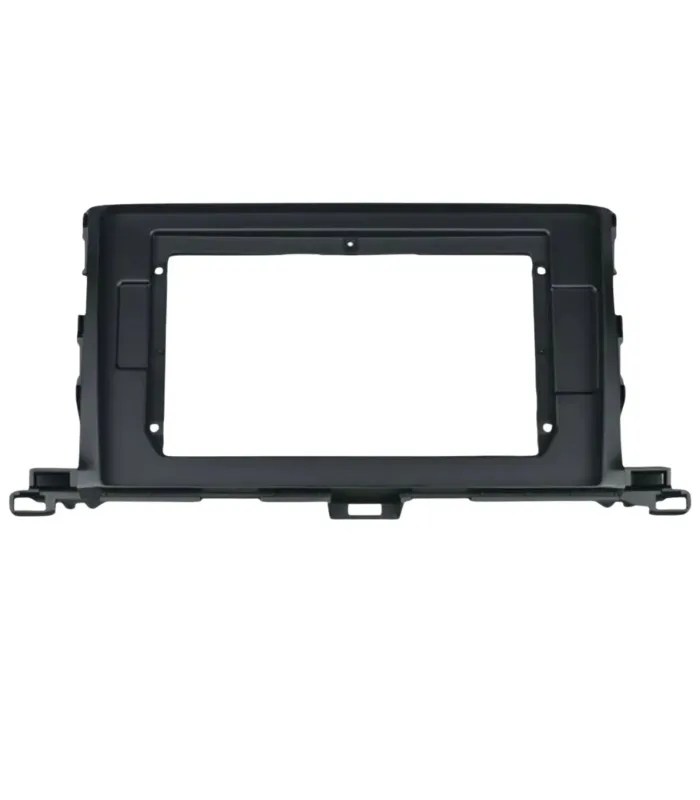 Kit adaptador de 10 pulgadas instalado en el tablero de una Toyota Highlander 2015-2018