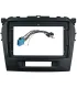 Kit de Instalación Facia de 10 pulgadas para Suzuki Grand Vitara 2015-2021 con arnés de conexión Plug and Play