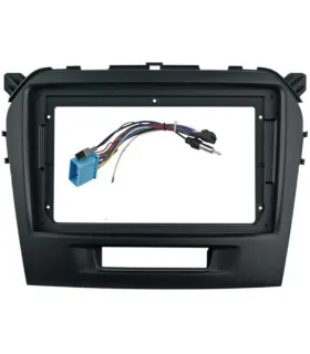 Kit de Instalación Facia de 10 pulgadas para Suzuki Grand Vitara 2015-2021 con arnés de conexión Plug and Play