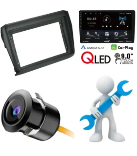 "Combo Multimedia 9 Pulgadas QLED Suzuki Swift 2017-2024 Apple CarPlay Android Auto Cámara Reversa Instalación"
