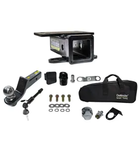 "Jalón de remolque Defender para Volkswagen Amarok 2010-2026 con bola de 2 pulgadas y pin de seguridad"