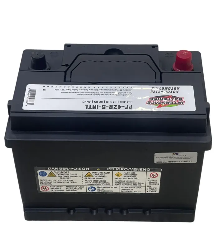 Batería Interstate Power Fast 42R 400 CCA 12V Automotriz Garantía 18 Meses