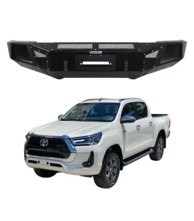 Defensa delantera Go Rhino BR5 para Toyota Hilux con soporte para winch