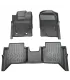 Set de Alfombras Tipo Bandeja Marca Limited para Ford Ranger 2023 2024 2025 Next-Gen T9 Material TPE 3D Negro