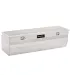 Caja de herramientas TrailFX aluminio 56 pulgadas tipo baul acabado pulido