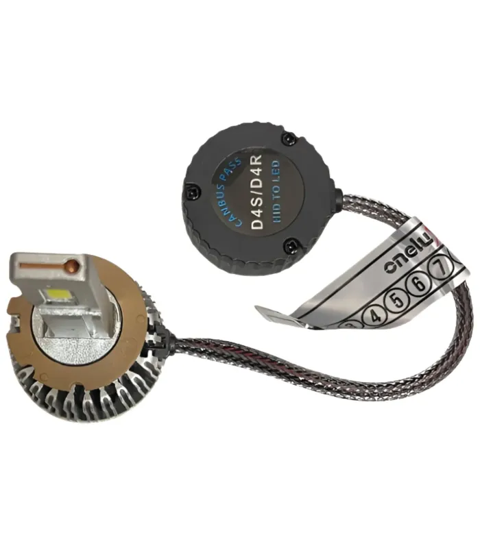 Kit de Bombillos LED D4S High Power 120 Watts 25000 Lumenes Reemplazo de Xenon HID para Toyota Lexus Mazda, Arriba.