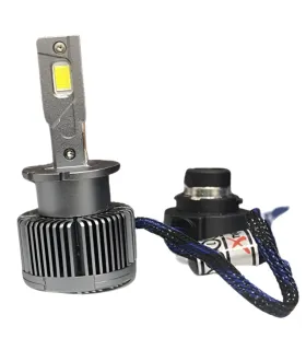 Kit de Bombillos LED D2S High Power 120 Watts 25000 Lumenes para Reemplazo de Xenon HID en Proyectores