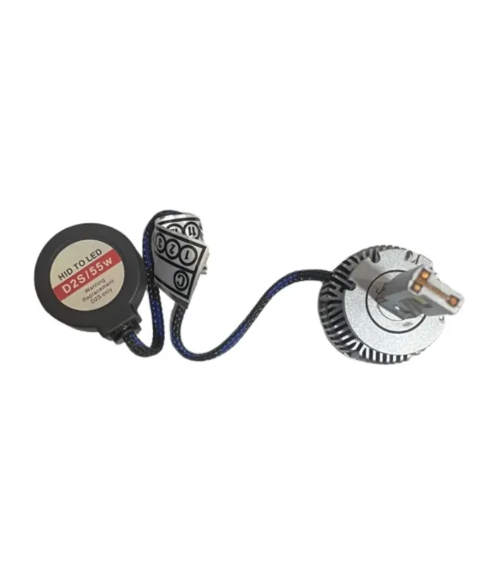 Kit de Bombillos LED D2S High Power 120 Watts 25000 Lumenes para Reemplazo de Xenon HID en Proyectores, proyeccion desde arriba