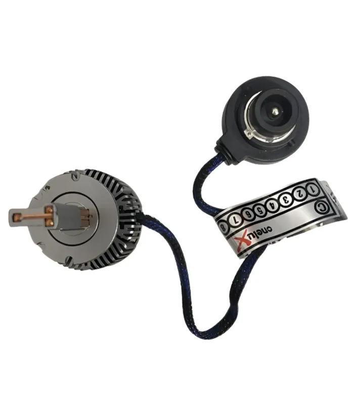 Kit de Bombillos LED D2S High Power 120 Watts 25000 Lumenes para Reemplazo de Xenon HID en Proyectores, Proyeccion mas completa.
