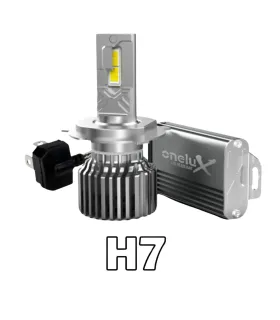 Kit de Bombillos LED H7 Onelux High Power 180W 40,000 Lúmenes Canbus 6500K Blanco Frío con Garantía.