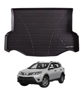 Alfombra de baúl tipo bandeja Limited para Toyota RAV4 2013-2018 protector de carga