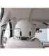 Percha cromada porta traje para asiento de auto organizador de chaquetas universal