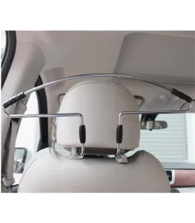 Percha cromada porta traje para asiento de auto organizador de chaquetas universal