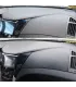 Restauración y tapizado de tablero automotriz tecnología peruana antes y después reparación grietas, realizado a Hyundai Sonata.