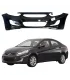 Bumper delantero Hyundai Accent 2011 2012 2013 2014, de reverso y muestra carro gris