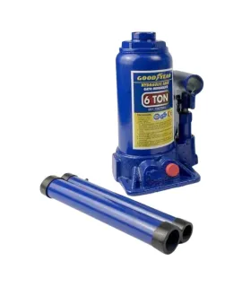Gato Hidráulico de Botella Goodyear 6 Toneladas Modelo 991-1907084 con válvula de seguridad