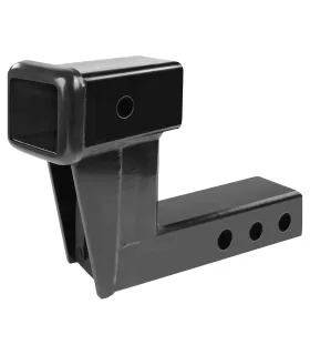Adaptador Elevador Enganche Remolque 2 pulgadas subida bajada 6 pulgadas para portabicicletas acero negro