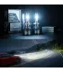 Kit de Bombillos LED H7 Onelux High Power 180W 40,000 Lúmenes Canbus 6500K, Muestra carretera iluminada.
