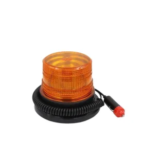 Kit de luz estroboscópica LED de emergencia, vista compacta con el cable enrollado y el enchufe.