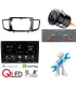 Combo Multimedia Premium Honda Pilot 2016-2018 Pantalla 10 Pulgadas QLED Apple CarPlay Android Auto Cámara Reversa AHD