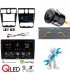 Combo Multimedia Subaru Forester 2014-2018 Radio 9 Pulgadas QLED Android 12 Apple CarPlay Camara AHD y Kit de Instalacion