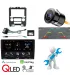 Combo Multimedia Ford Escape 2008-2012 Radio 9 Pulgadas QLED Android 12 Apple CarPlay Camara AHD