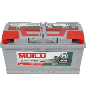Bateria Mutlu AGM L5 95Ah 950CCA Grupo 49 H8 para BMW Mercedes Audi Start-Stop Tecnologia Sellada