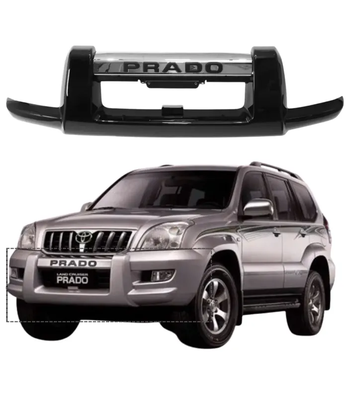 Parrilla Frontal Toyota Land Cruiser Prado FJ120 años 2003-2009 Cromada FJ120-A001