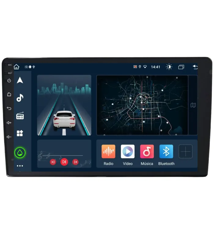 Radio Multimedia Infinity KPA-100 9 Pulgadas Android 8.1 Apple CarPlay Android Auto Bluetooth DSP 50W x 4