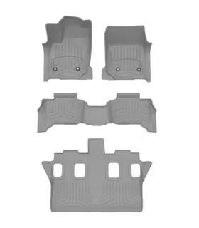 Alfombras Weathertech Toyota 4Runner 2025, 3 Filas Gris.