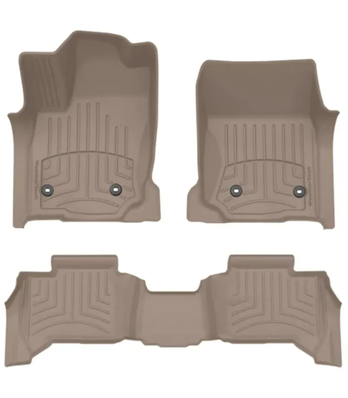 Alfombras Weathertech Toyota 4Runner 2025. 2 Filas Taupe.