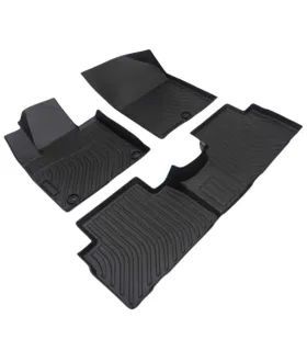 Alfombras Focus Mats para Kia Sorento 2014 2015 Protección 3D Impermeable Tipo Bandeja Negro