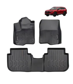 Alfombras Tipo Bandeja Honda CR-V 2023 2024 2025 Marca LIMITED Material TPV Negro Calce Perfecto