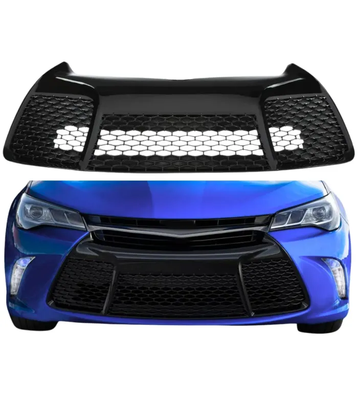 Rejilla Inferior de Parachoques Delantero Toyota Camry 2014-2017 OEM 53112-06280 Color Negro