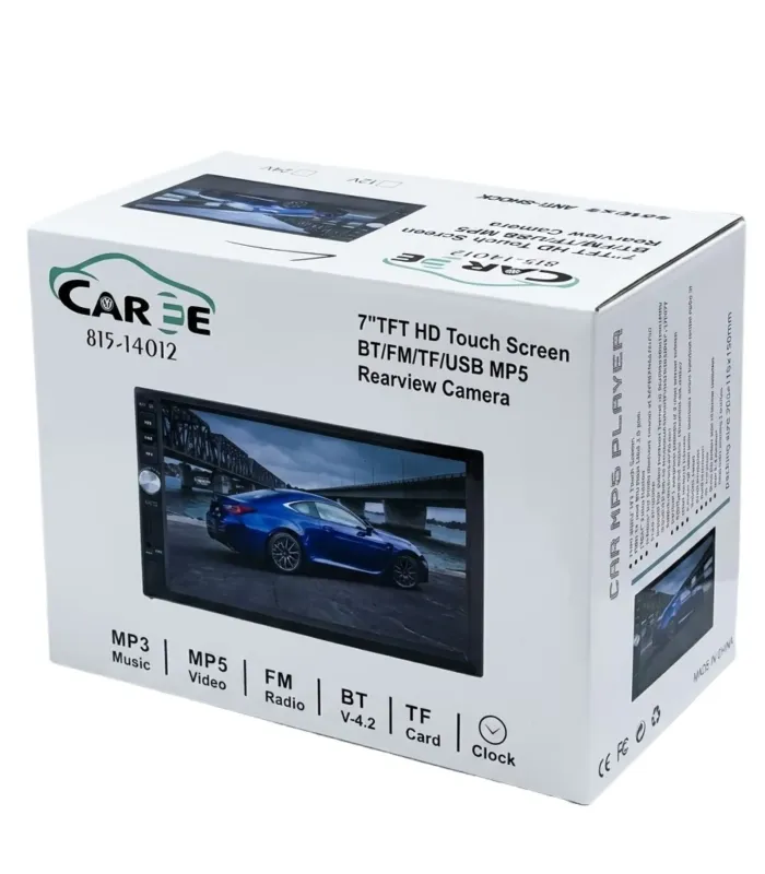 Radio Pantalla 7" Touch Screen Car MP5 Player | Bluetooth, USB, TF, FM
