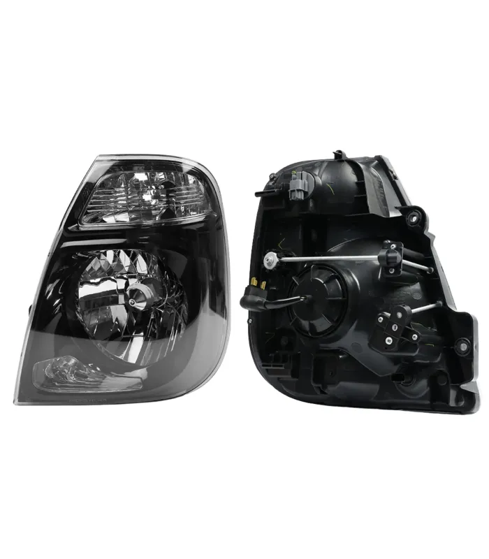 Pantalla delantera farol principal para Kia Bongo K2700 2012-2016, Lado chofer oscura frente y reverso.