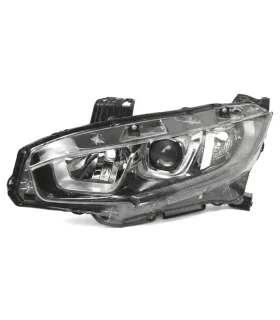 Pantallas Delanteras Faros Honda Civic 2016 2017 2018 2019 2020 2021 Halogenas Cromadas OEM 33100-TBA-A01 33150-TBA-A01