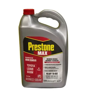Galón de Coolant Prestone MAX AF6210 Rojo para Toyota Lexus y Scion formula 50/50 listo para usar protección 15 años