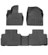 Alfombras WeatherTech FloorLiner Hyundai Palisade 2020 2021 2022 2023 2024 1ra y 2da Fila Negras Referencia 441578-1-2